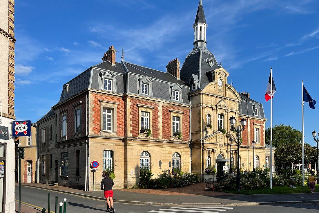 Mayor's office of cabourg, cote fleurie, calvados, normandy, france