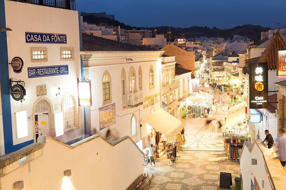 Das alte Zentrum von Albufeira, Bezirk Faro, Algarve, Portugal, Europa