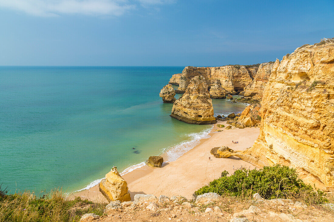 Ponta da Piedade in der Nähe von Lagos, Bezirk Faro, Algarve, Portugal