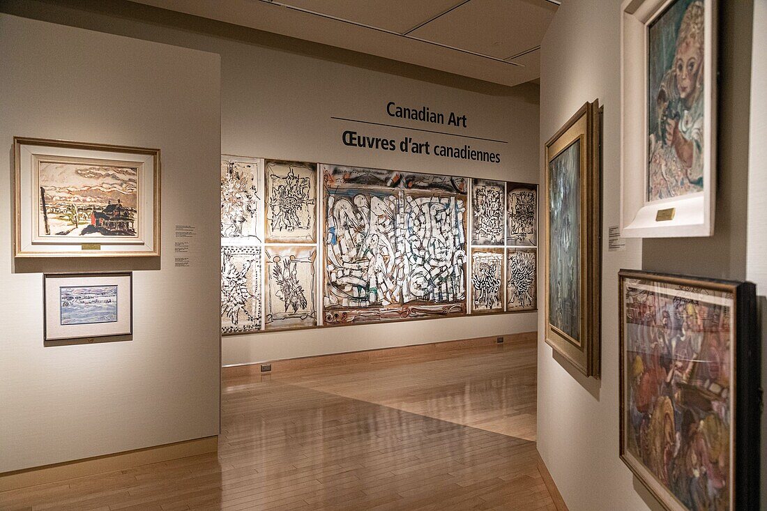 Canadian works of art, beaverbrook art gallery, fredericton, new brunswick, canada, north america