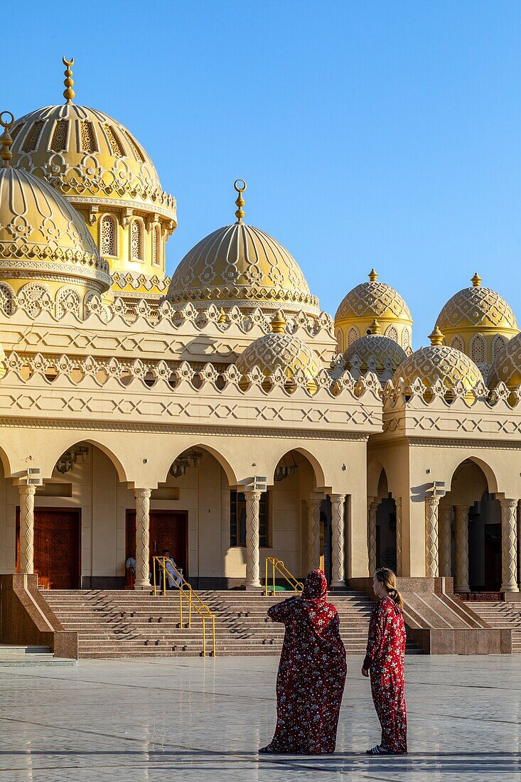 El-mina-moschee, hurghada, ägypten, afrika