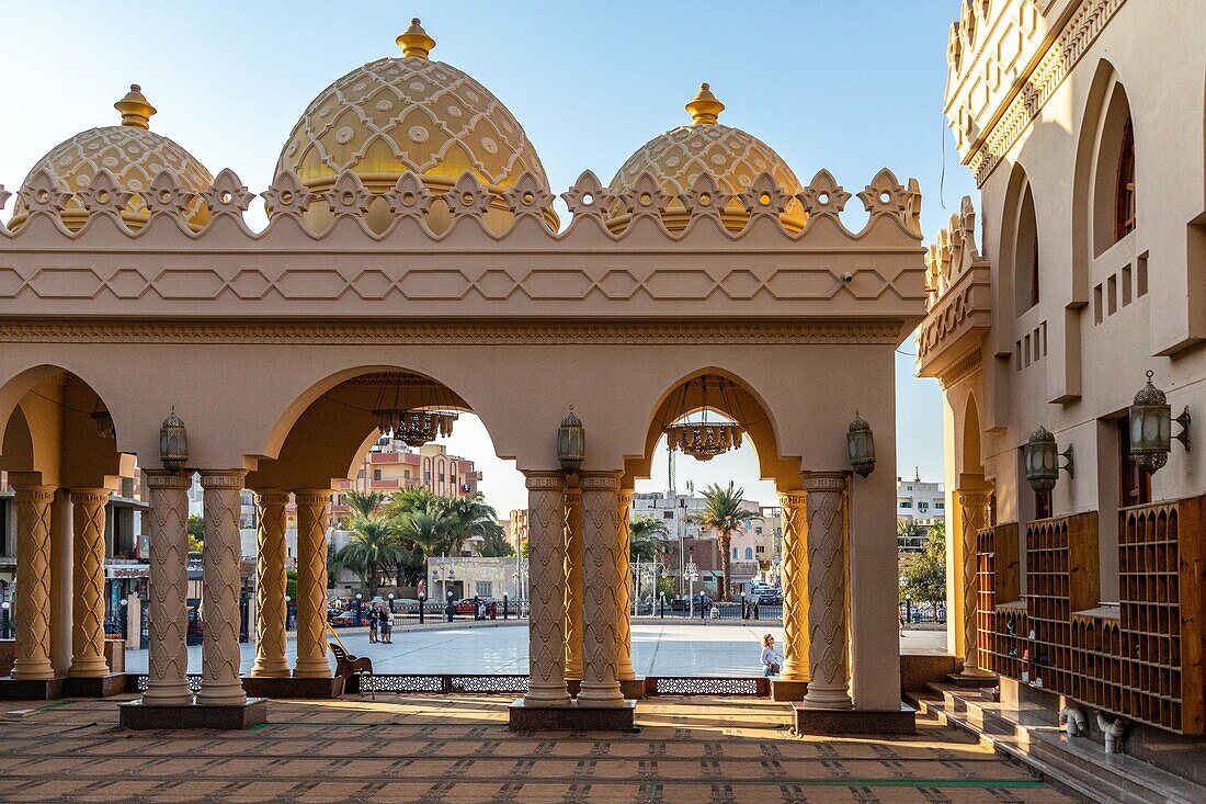 El mina moschee, hurghada, ägypten, afrika