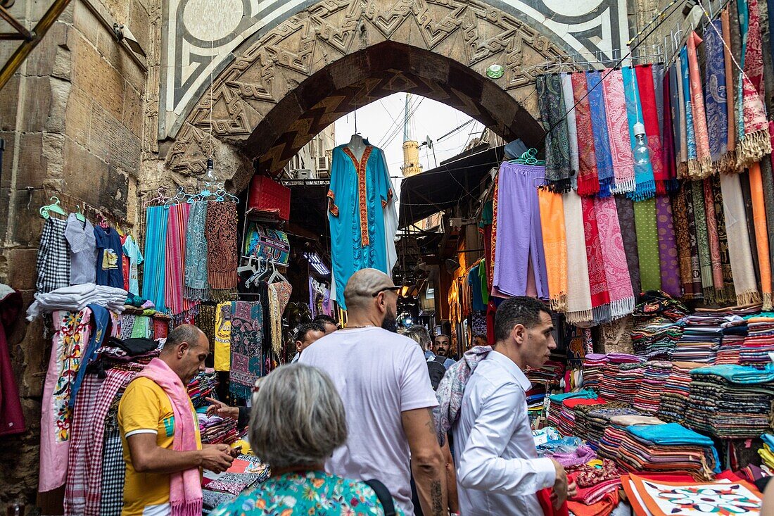 Khan el-khalili souk, cairo, egypt, africa