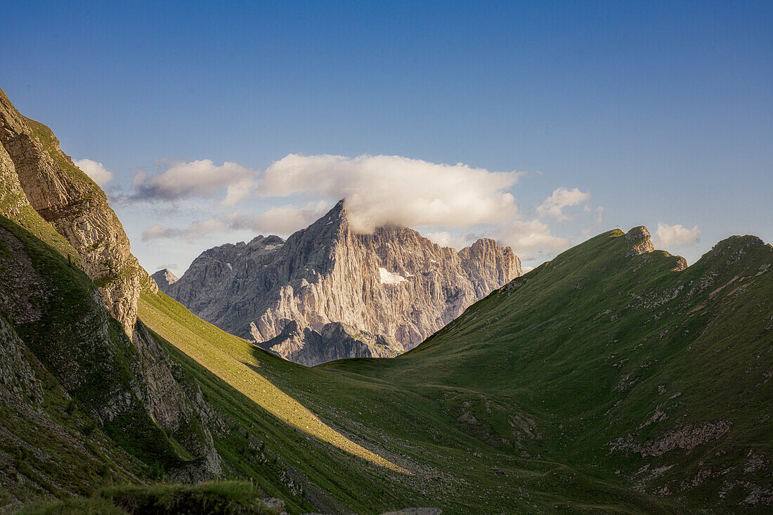 Civetta mountain, 3.220 m, in Zoldo Dolomiti, Unesco Heritage, Belluno, Veneto, Italy
