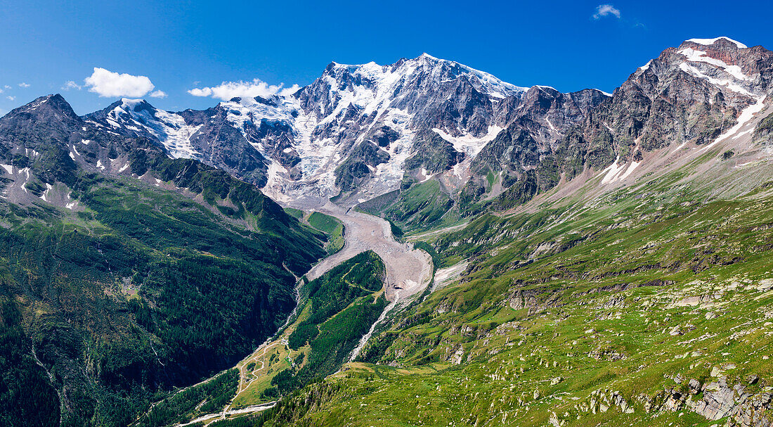 Monte Rosa-Massiv, Macugnaga, Piemont, Italien, Westeuropa