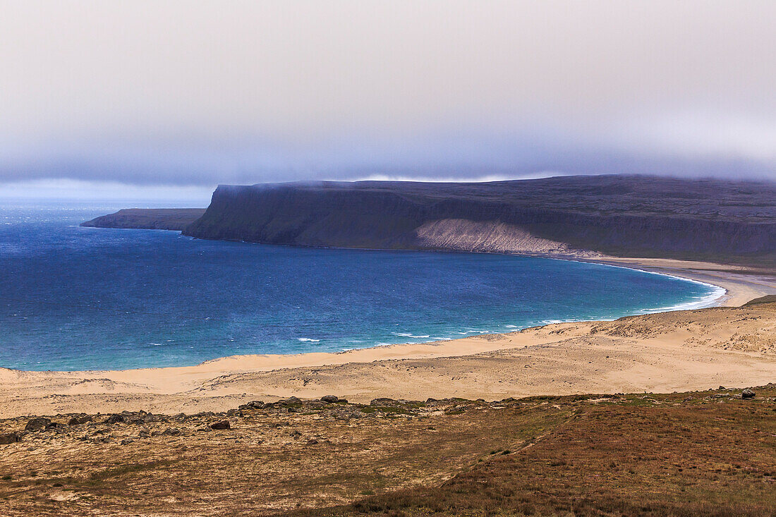 Beach in the West Fjords, Iceland, Northern Europe