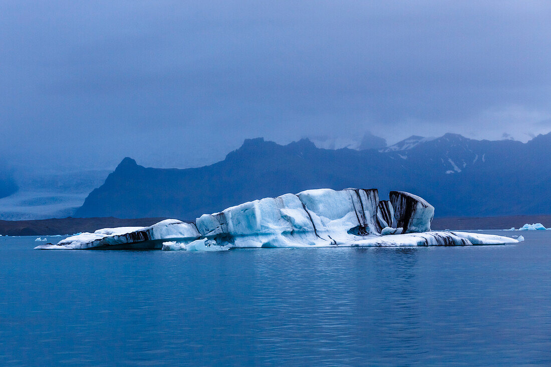 Iceberg at Jokulsarlon, Vatnajokull natural park, Iceland, Northern europe