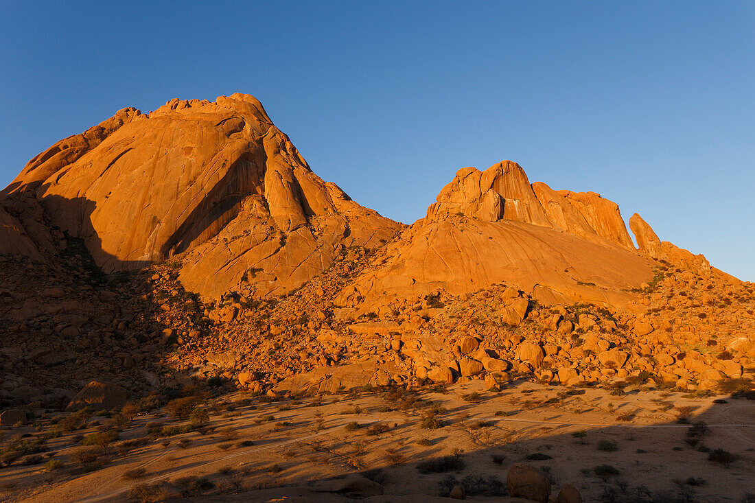 Spitzkoppe at sunset, Damaraland, Namibia, Africa