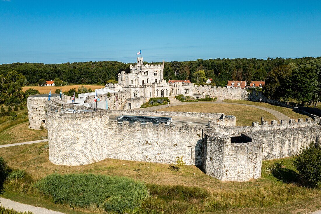 Chateau d'hardelot, condette, (62) pas-de-calais, frankreich