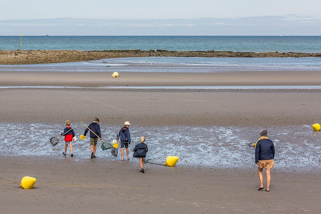 Strand, wimereux, (62) pas-de-calais, frankreich