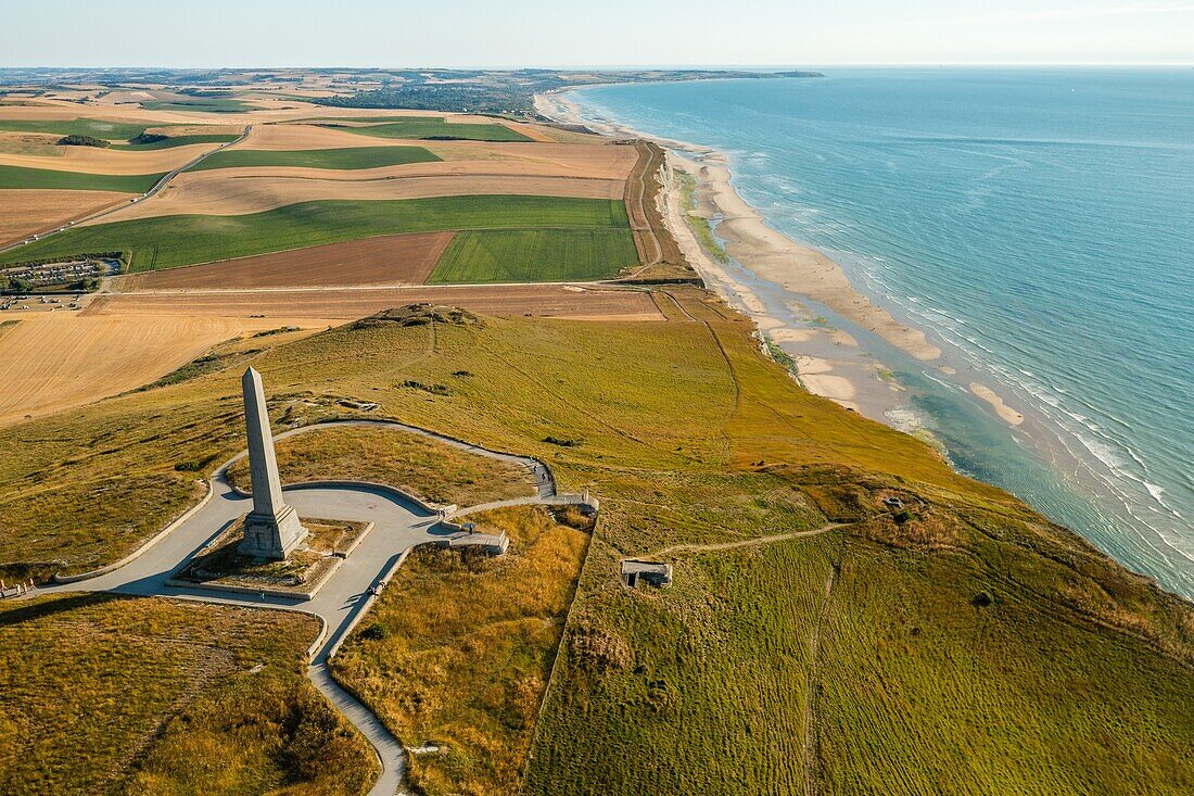 Blanc nez (white nose) cape, escalles, (62) pas-de-calais, france