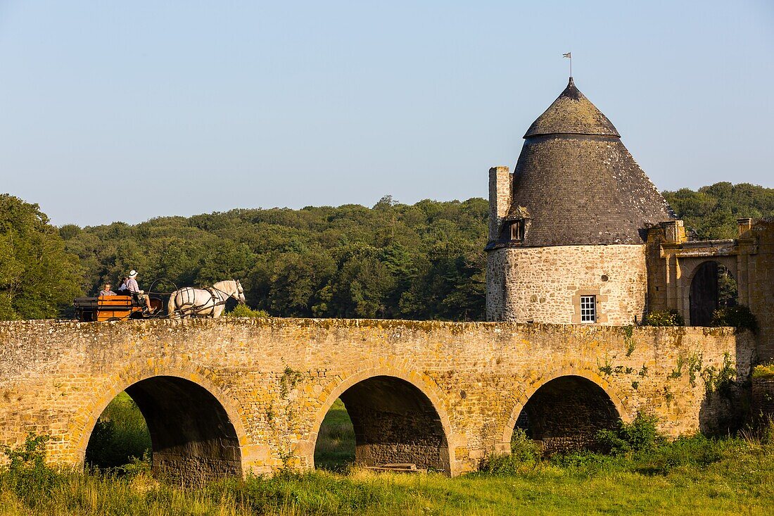 Chateau de bourgon, montourtier, (53) mayenne, pays de la loire