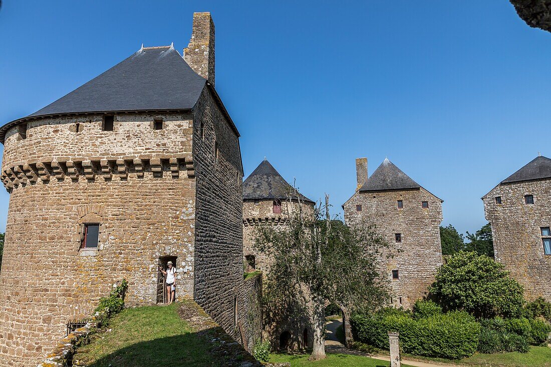 Festungsschloss von Lassay, Lassay les chateaux, (53) mayenne, pays de la loire