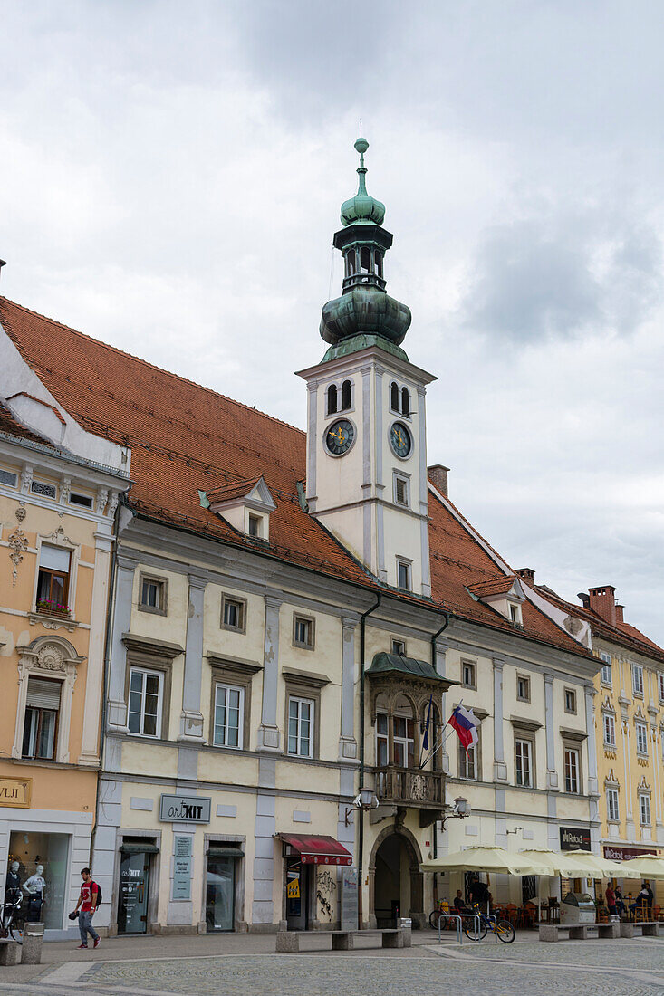 Glavni square in the old town, Maribor, Slovenia.