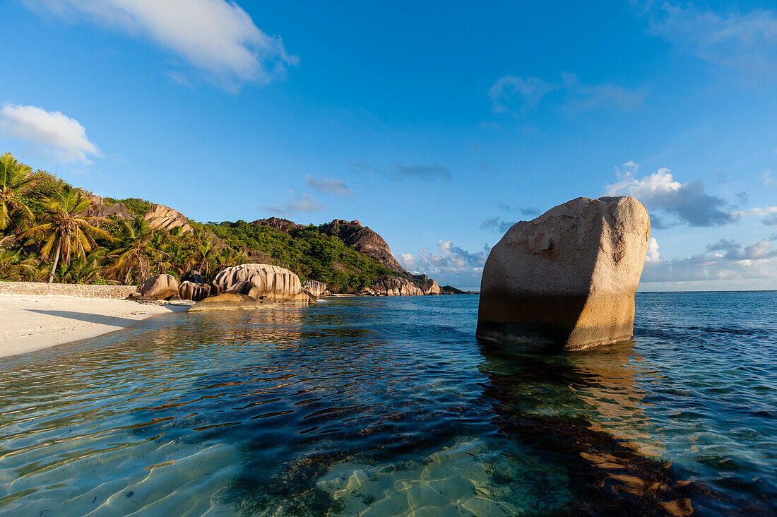 Strand Anse Source d'Argent, La Digue, Seychellen