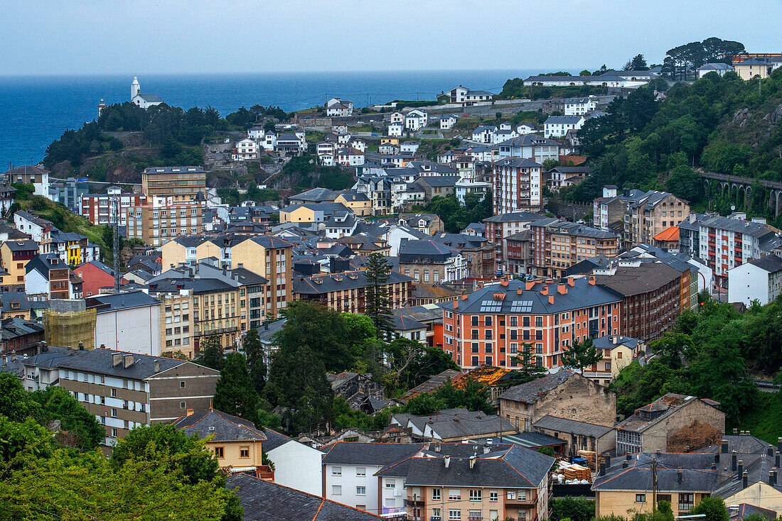 Luarca, Altstadt, Camino de la Costa, Camino del Norte, Küstenroute, Jakobsweg, Camino de Santiago