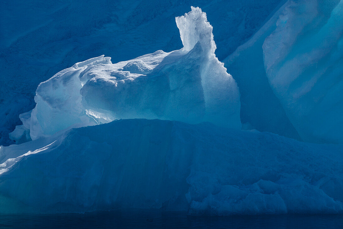 Details eines Eisbergs, Larsen Inlet, Weddellmeer, Antarktis.