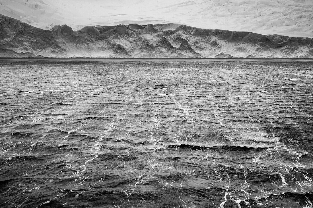 Wind blowing on the sea, Herrera Channel, Antarctica. Antarctica.