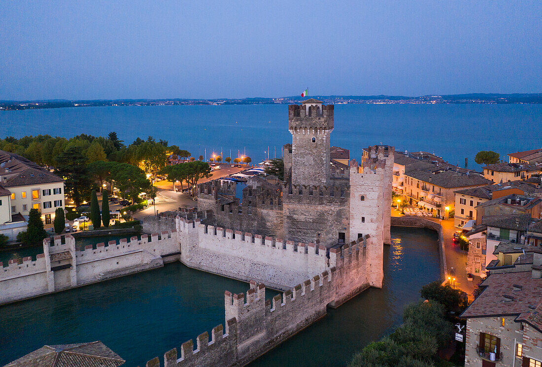 Sirmione Castle, Sirmione, Garda Lake, Brescia province, Lombardy, Italy