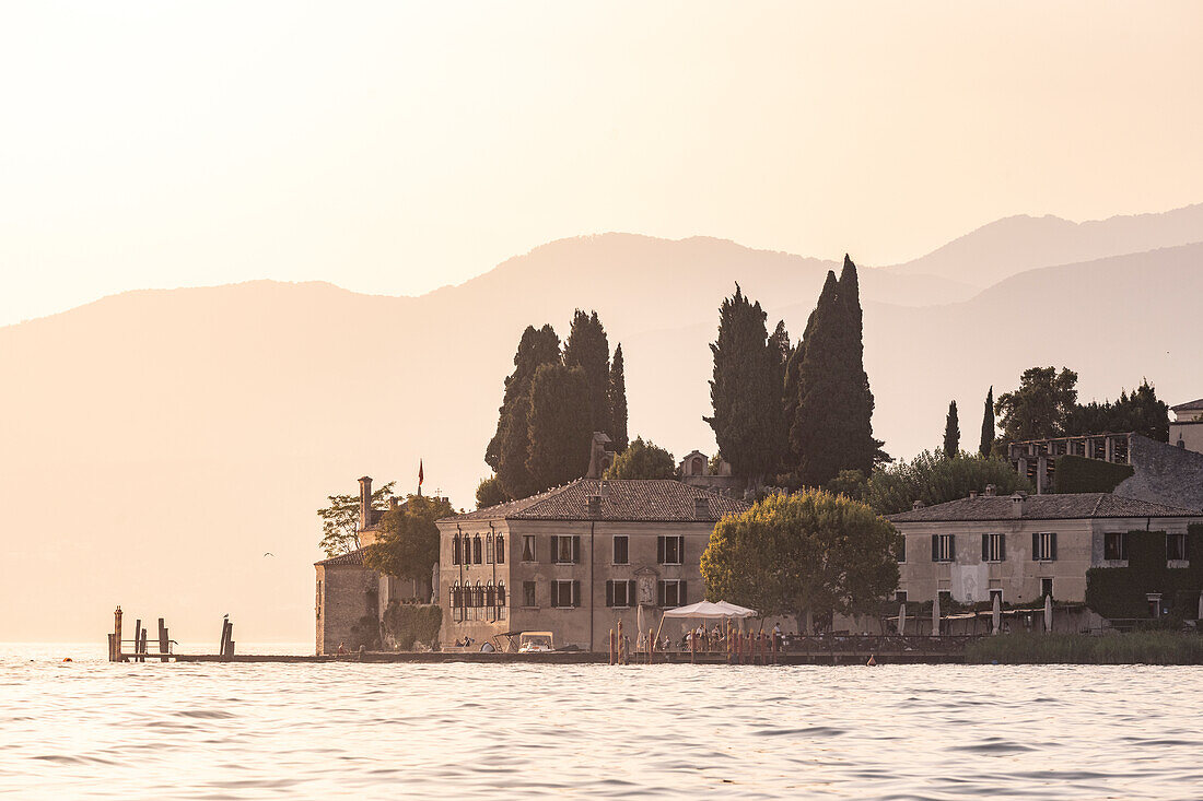 San Vigilio point, Garda lake, Verona province, Veneto, Italy