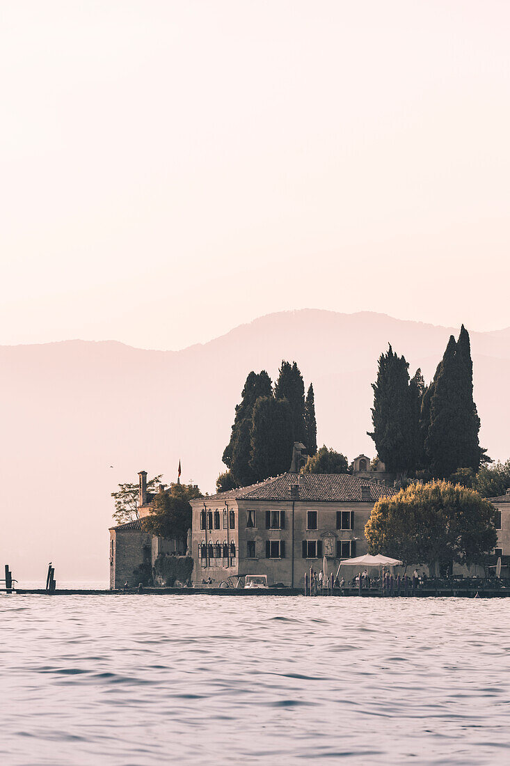 San Vigilio point, Garda lake, Verona province, Veneto, Italy