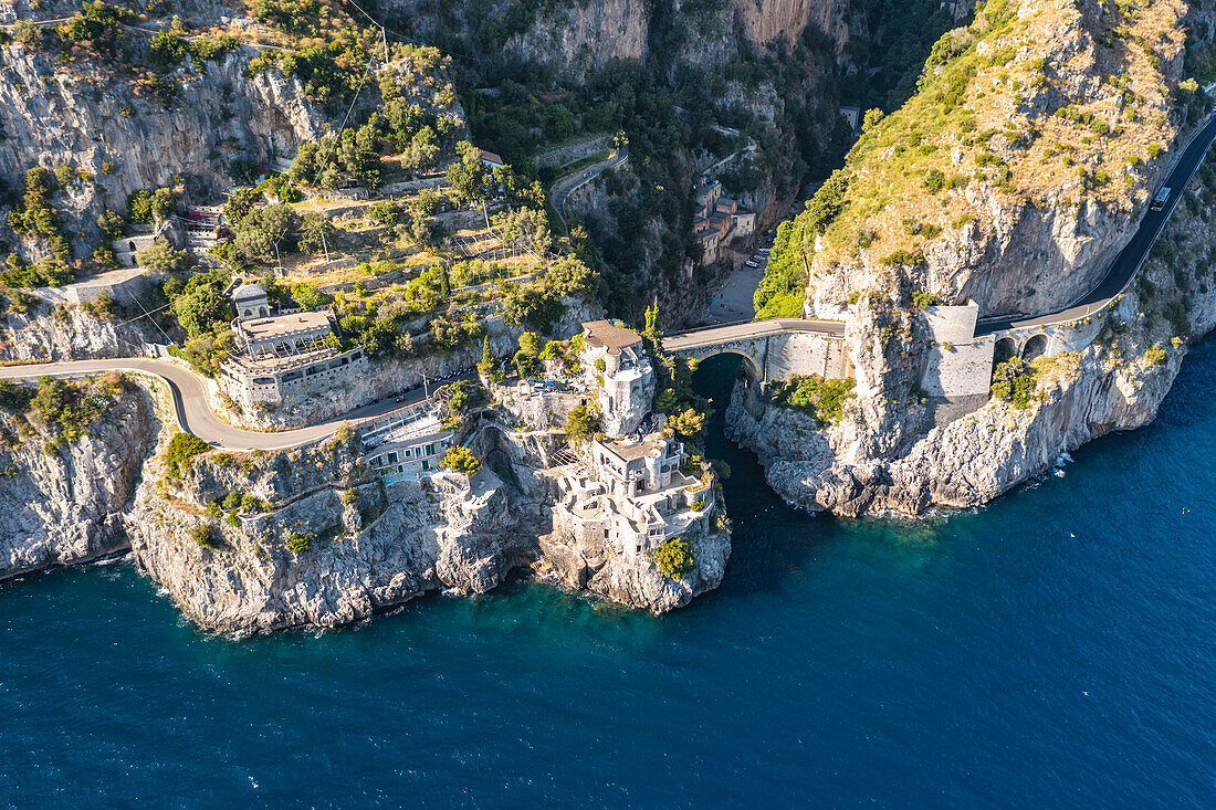 Fiordo di Furore, Amalfi Coast, Campania, Italy.