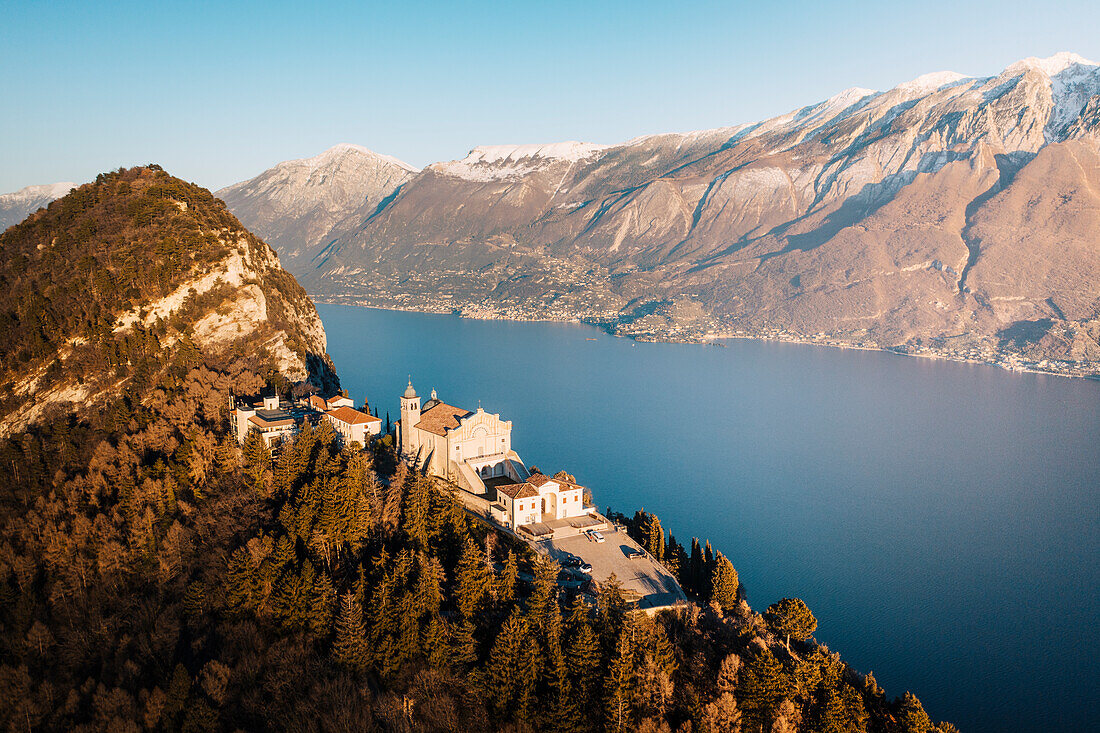 Bergfried von Montecastello, Tignale, Lombardei, Gardasee, Italien.