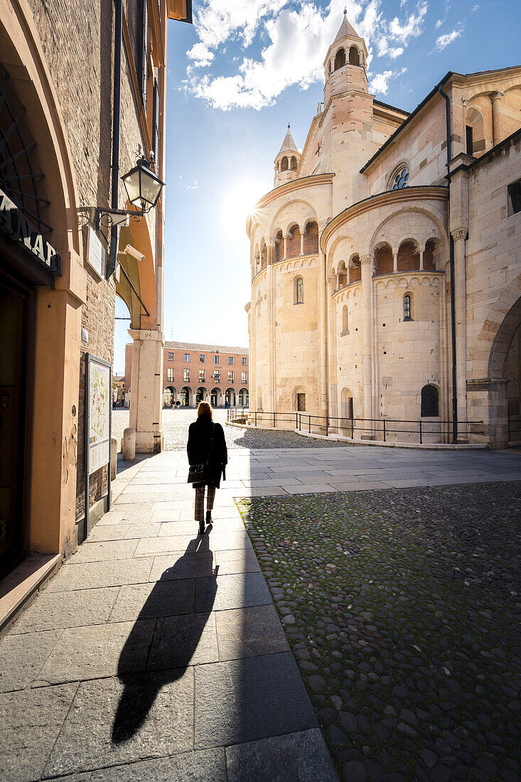 Modena Dome and Piazza Grande. Modena, Emilia Romagna, Italy