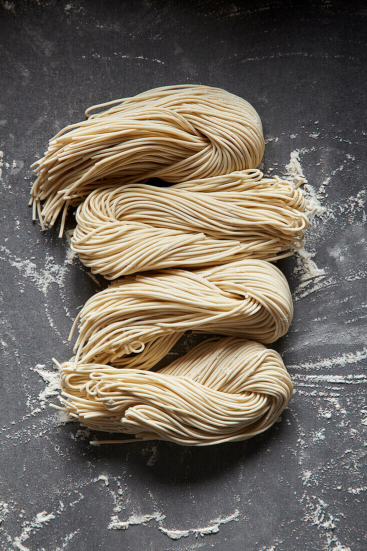 Raw ramen noodles