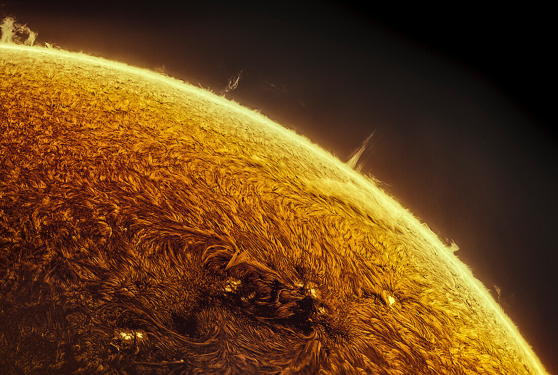 Eruptive solar prominence and coronal mass ejection