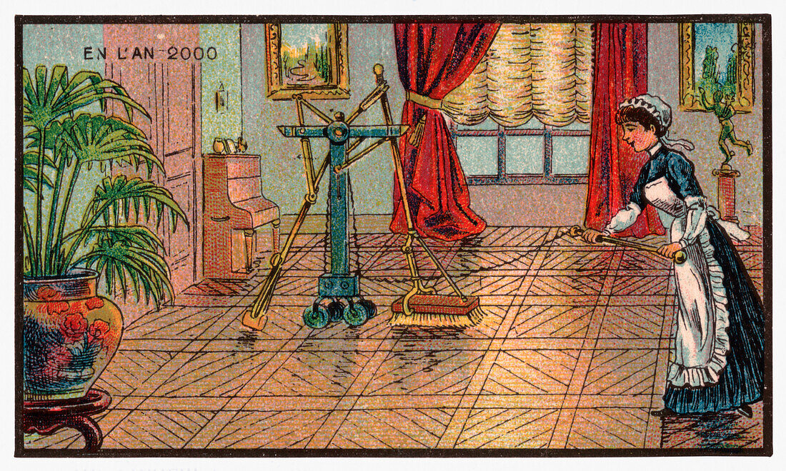 Automated cleaning, illustration