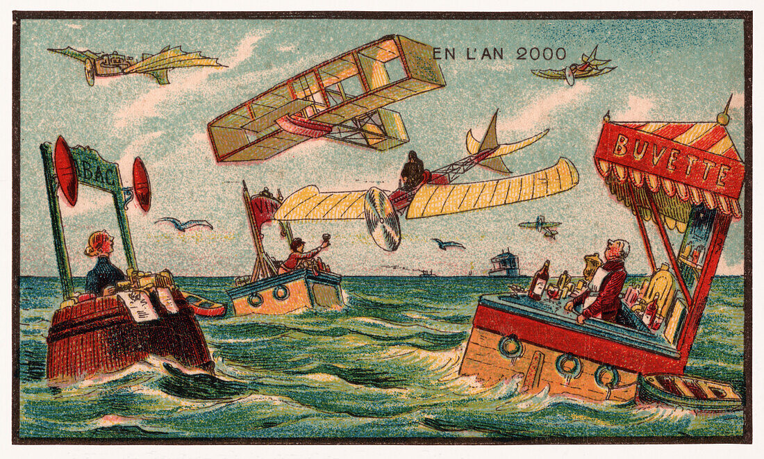 Fly above the Channel, illustration