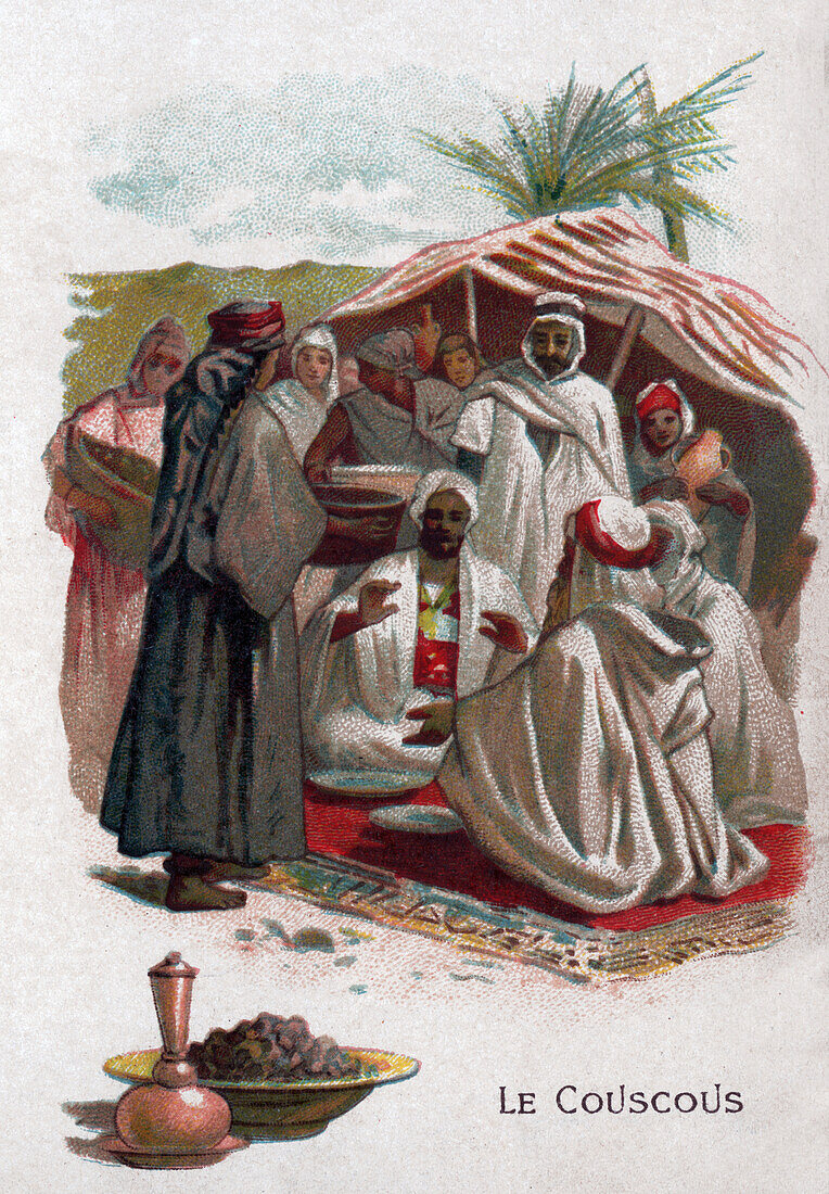 Couscous in the Maghreb, illustration