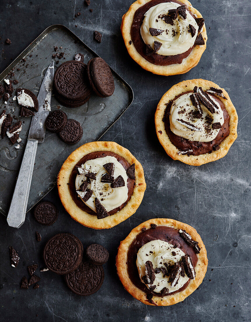 Oreo pudding pies