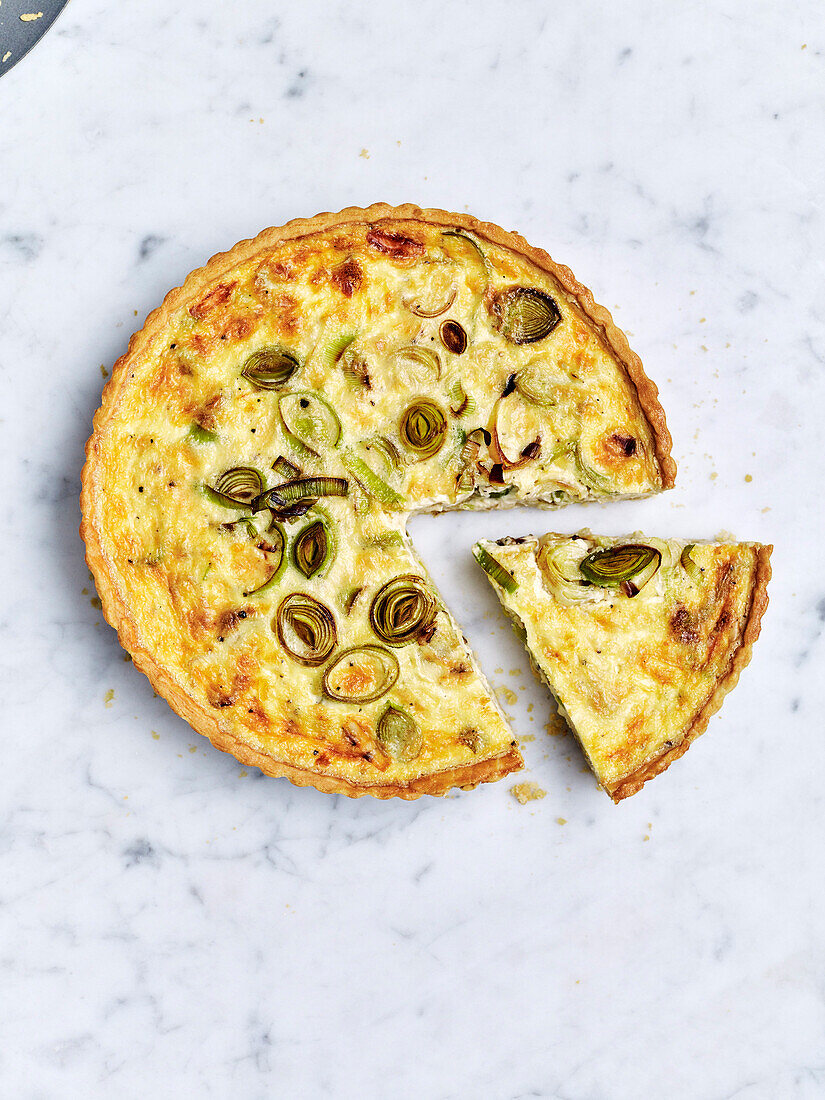 Leek quiche