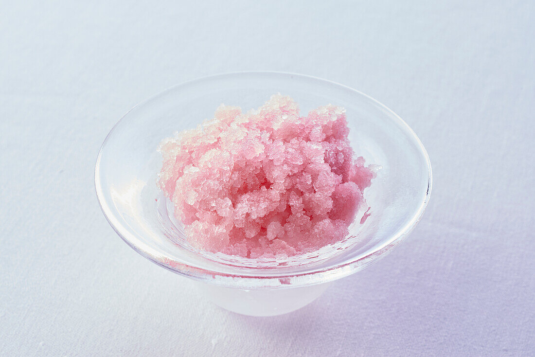 Pink granita