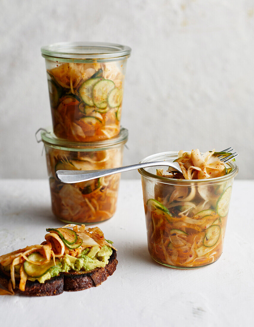 Schnelles Fenchel-Gurken-Kimchi