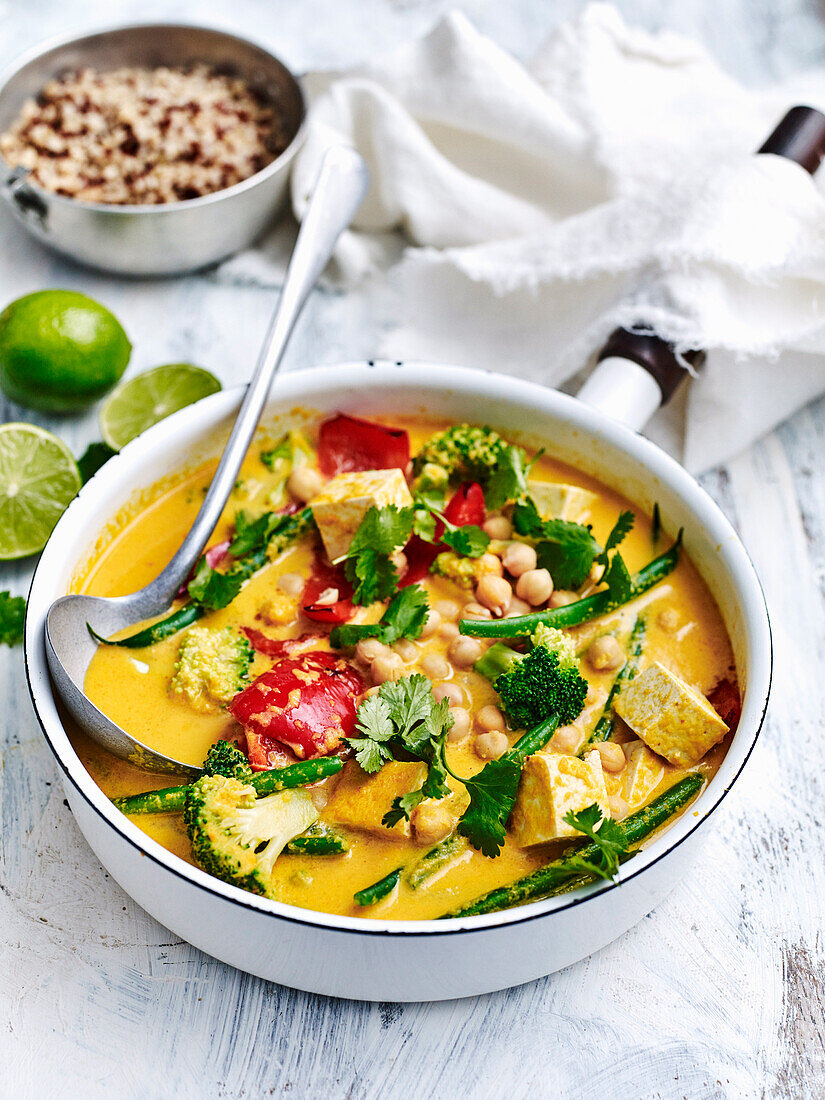 Sweet potato and chickpea curry