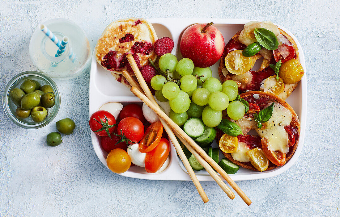 Bento-Box im italienischen Stil