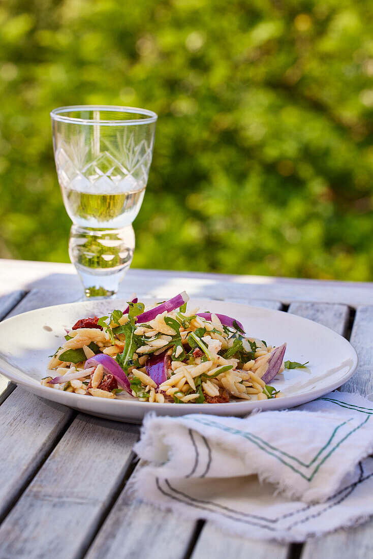 Greek pasta salad