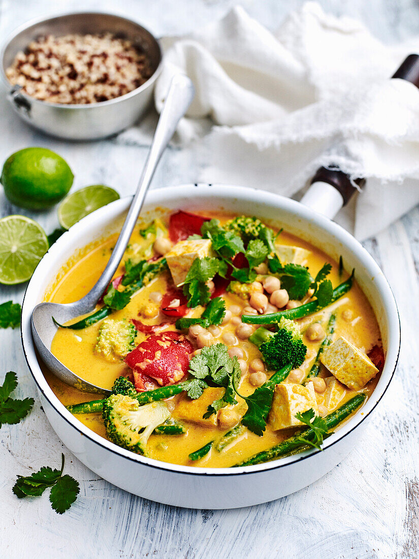 Sweet potato and chickpea curry