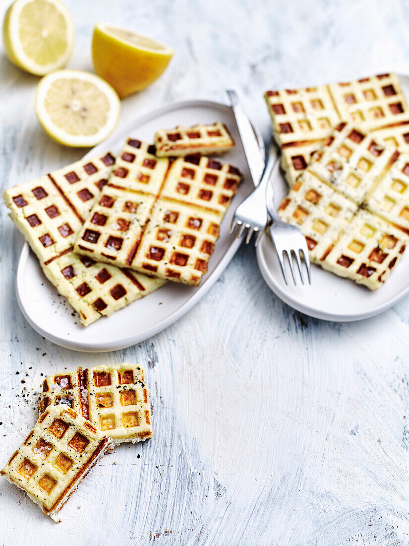 Paneer-Waffeln