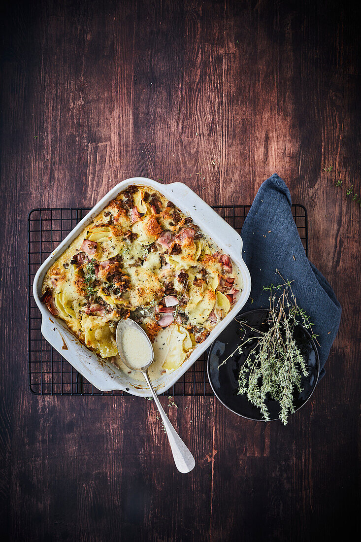 Potato and hash casserole