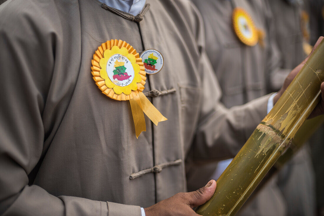 Pindaya-Höhlenfest, Pindaya, Shan-Staat, Myanmar (Birma)