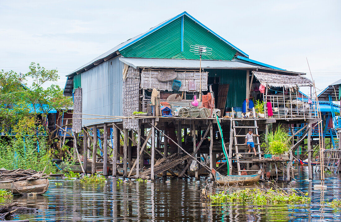 Der Tonle-Sap-See in Kambodscha