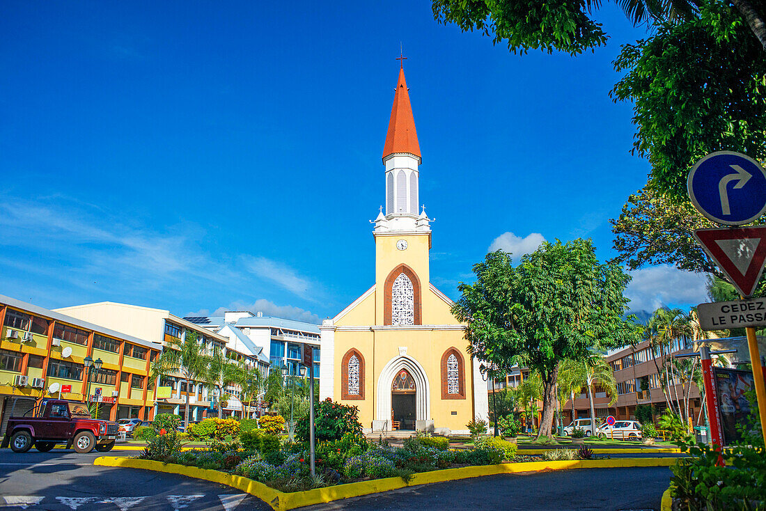 Kathedrale Unserer Lieben Frau von der Unbefleckten Empfängnis in Papeete, Insel Tahiti, Französisch-Polynesien