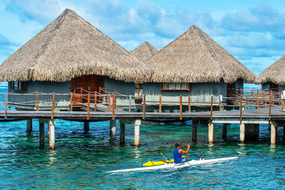 Meridien Hotel on the island of Tahiti, French Polynesia, Tahiti Nui, Society Islands, French Polynesia, South Pacific.