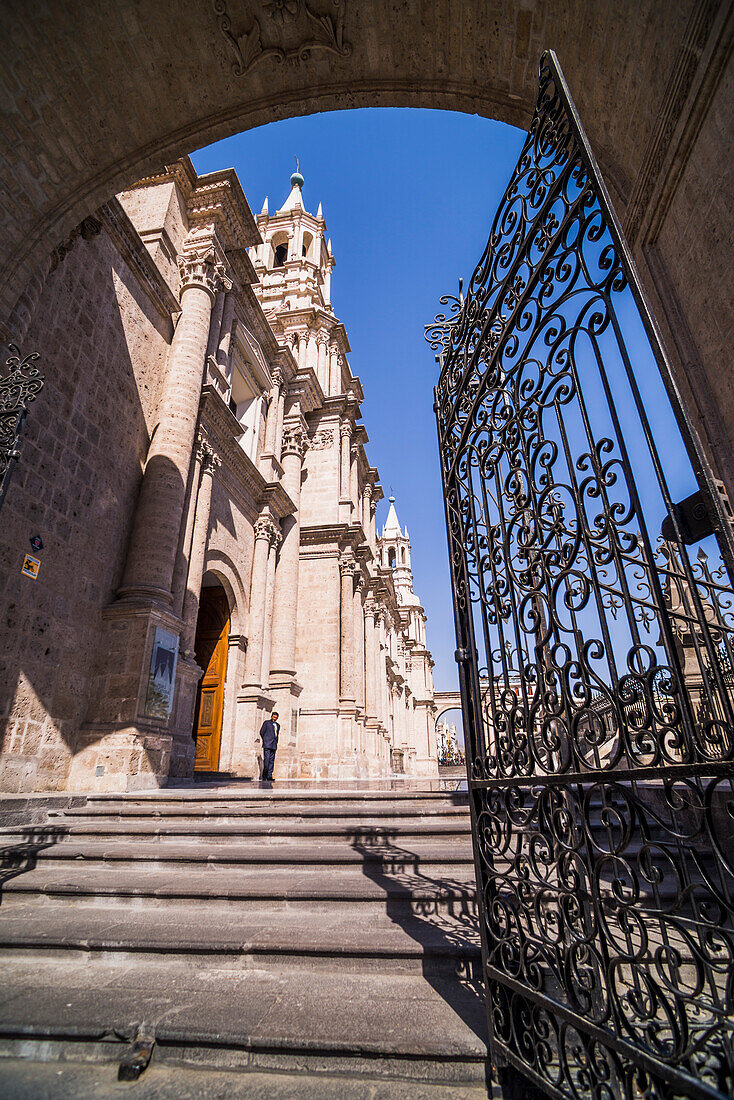 Basilika Kathedrale von Arequipa (Basilica Catedral), Plaza de Armas, Arequipa, Peru