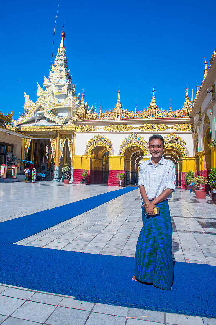 Mahamuni Pagoda in Mandalay, Myanmar