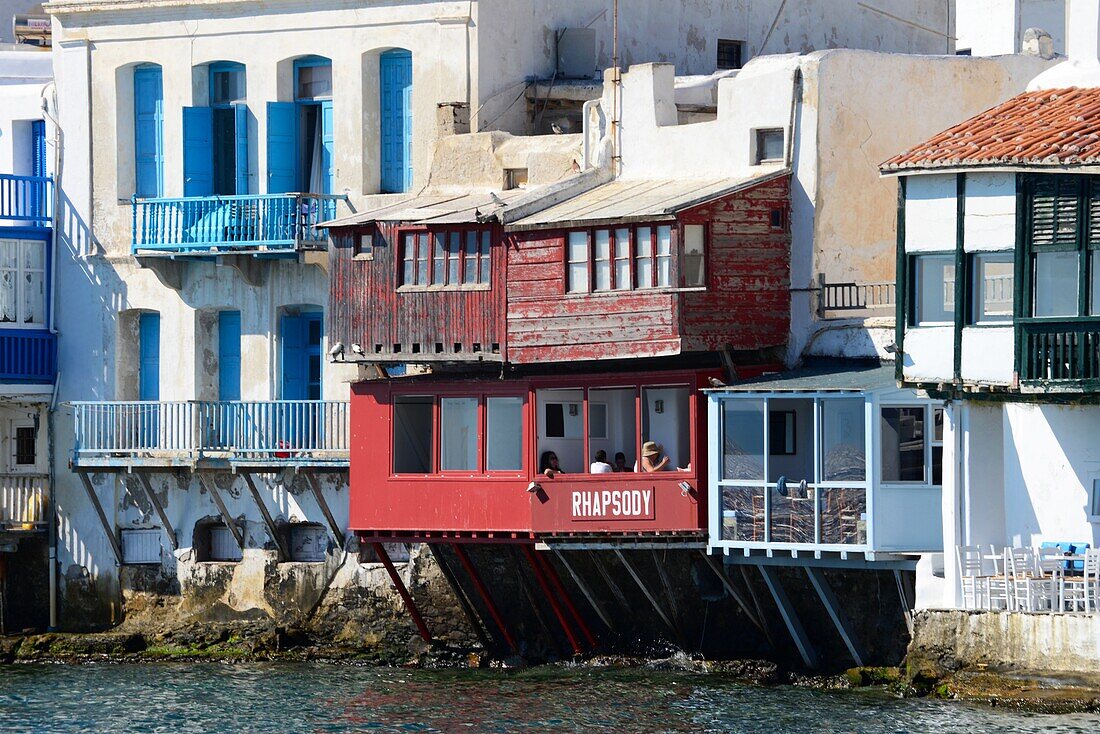 Little Venice in Mykonos, Greece